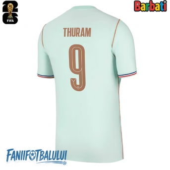 Franța Marcus Thuram #9 Tricou Fotbal Replică Mondial 2026 Barbati Deplasare
